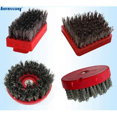 Good quality steel abrasive brush for stone