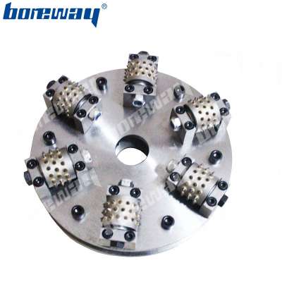 D300x6Tx45S Bush Hammer Roller Plate for grinding the surface of granite  marble concrete In China