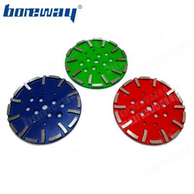 10 Inch 20 Segment Medium Bond Diamond Metal Grinding Disc For Concrete Floor