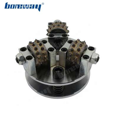 D125x3Tx30S Diamond Bush Hammer Plate Roller For Stone and Concrete Grinding