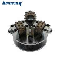 D125x3Tx30S Diamond Bush Hammer Plate Roller For Stone and Concrete Grinding