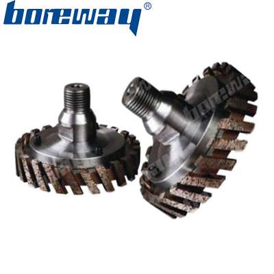 BOREWAY manufacturer supply segmented type CNC Standard Stubbing grinding wheels for Granite and Marble Polishing