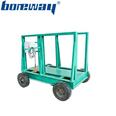 Electric artificial stone slabs transportation buggy for showroom