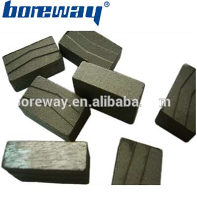 High efficiency diamond saw segments for granite blade