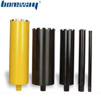 Diamond core drill bits for drilling construction