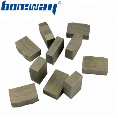 China manufacturer Boreway supply diamond segments for granite blocks single blade cutting